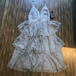 NWT Lulu's Layered Lace Dress Size Medium